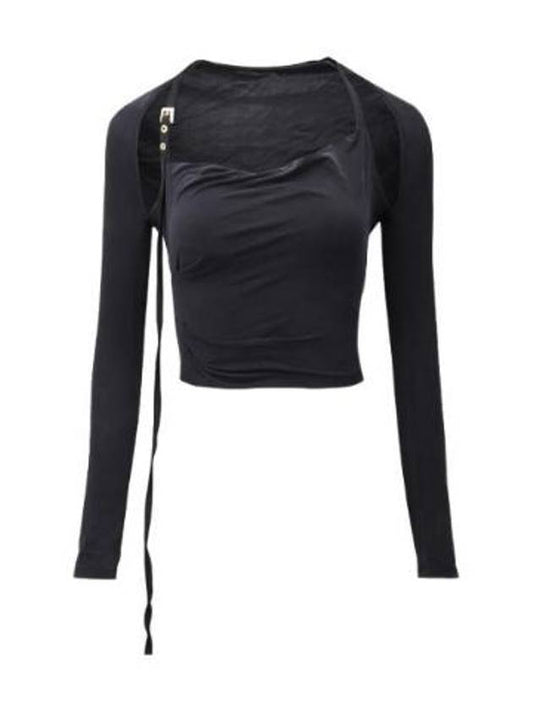 Jacquemus Long Sleeve T-Shirt Le Haute Peplo Top - JACQUEMUS - BALAAN 1