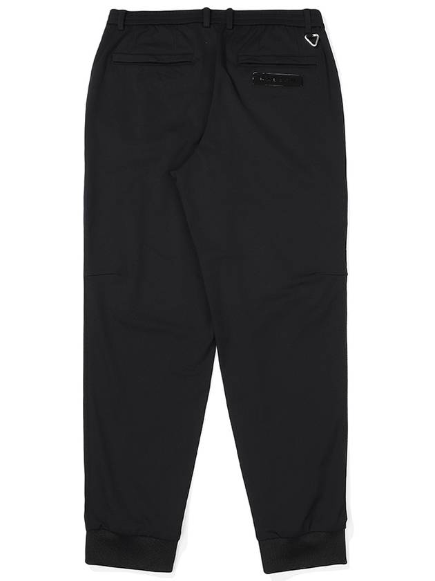 Basic brushed jogger pants BLACK MAN - MALBON GOLF - BALAAN 2