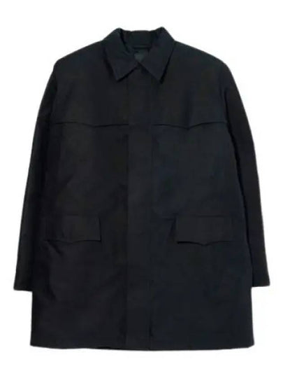 Technical Fabric Parka Black - PRADA - BALAAN 2