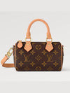 Nano Speedy Monogram Tote Bag Brown - LOUIS VUITTON - BALAAN 3