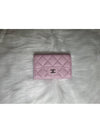 Classic Flap Snap Zipper Caviar Card Wallet Light Pink Gold AP4096 B10583 NY558 - CHANEL - BALAAN 1