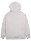 Men's W Patch Half Zip Up Sweatshirt Hooded Sweatshirt Beige W231TS33730E - WOOYOUNGMI - BALAAN 2