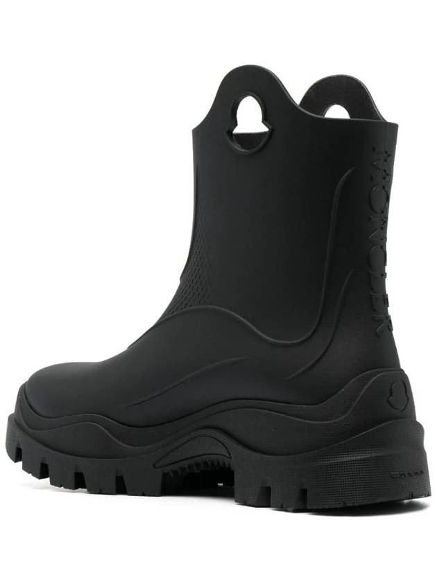 Misty Elastodien Rain Boots Black - MONCLER - BALAAN 4