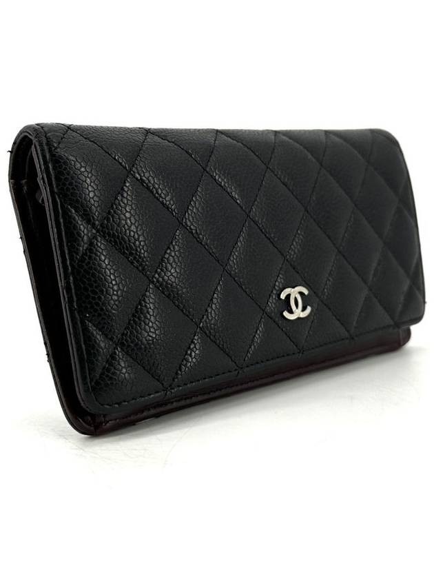 Classic caviar silver long wallet - CHANEL - BALAAN 4