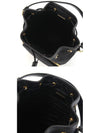 Logo Jacquard Lettering Bucket Bag Black - PRADA - BALAAN 4