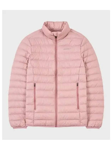 MERRELL WOMEN Quilted high neck basic lightweight down jacket DARK PINK - MERRYMOTIVE - BALAAN 1