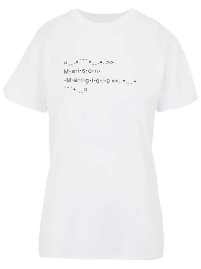 Font Generator Short Sleeve T-Shirt White - MAISON MARGIELA - BALAAN 2