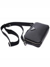 Brique Saffiano Leather Cross Bag Black - PRADA - BALAAN 6