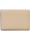 Saffiano Color Block Tri-Fold Half Wallet Blue - MARNI - BALAAN 3