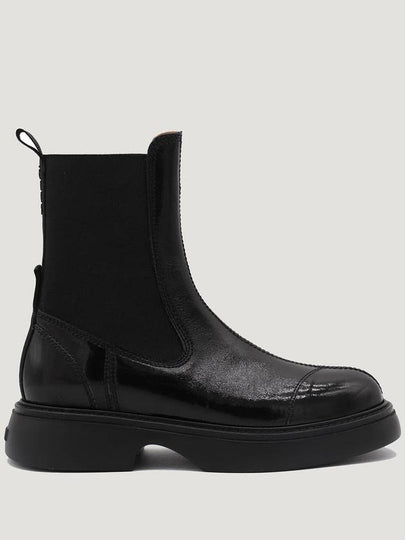 Everyday Mid Chelsea Boots Black - GANNI - BALAAN 2