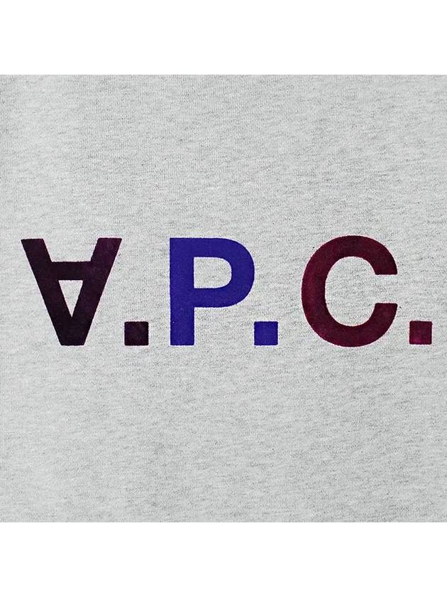 VPC Logo Cotton Sweatshirt Purple Grey - A.P.C. - BALAAN 5