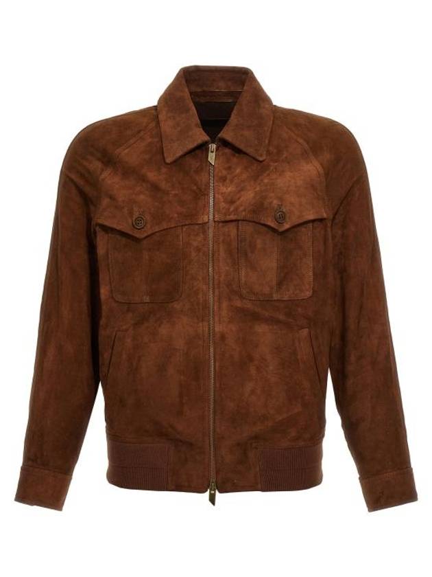 24SS Men's Suede Casual Jacket 46558UVAGECACAO BPG - SALVATORE SANTORO - BALAAN 1