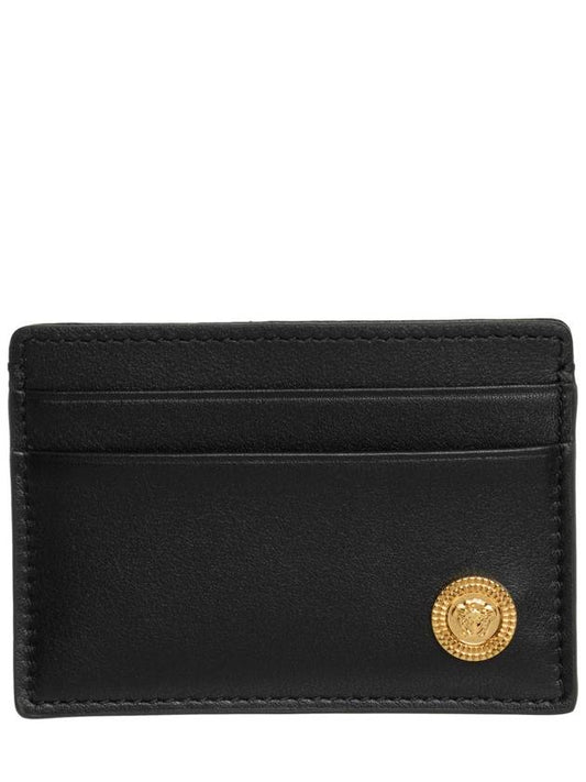 Circle Medusa Logo Two-tier Card Wallet Black - VERSACE - BALAAN 2