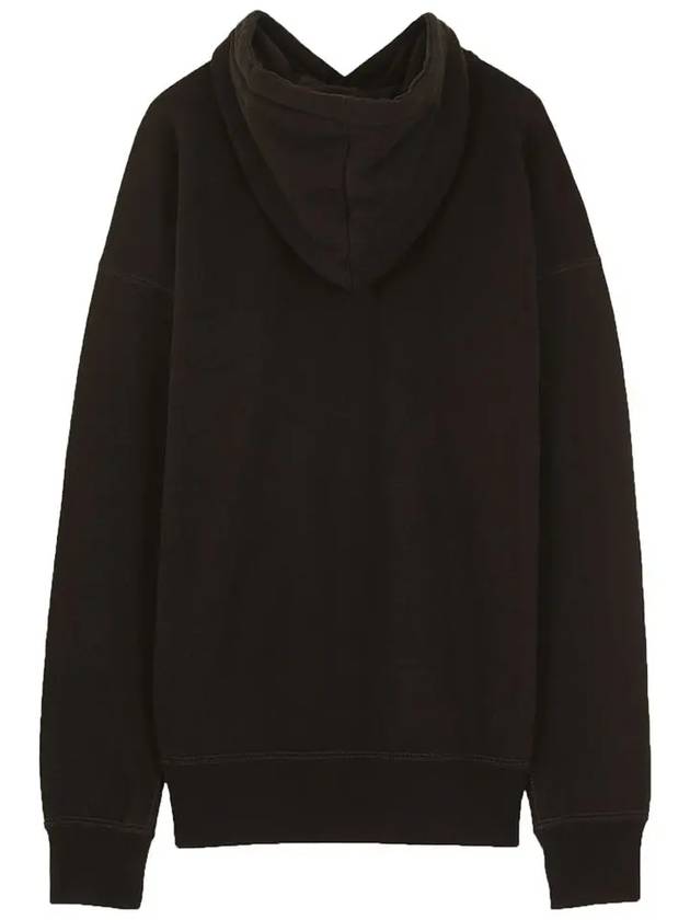 Mansel Logo Hoodie Faded Black - ISABEL MARANT - BALAAN 4