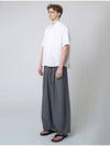 Striped Wide Pants Grey - ATHPLATFORM - BALAAN 4