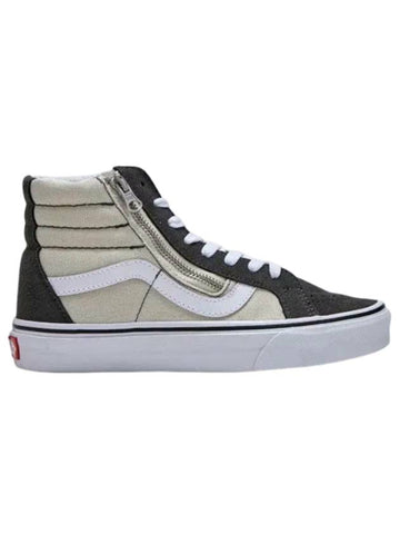 Sk8-Hi Reissue Side Zip High Top Sneakers White Tan - VANS - BALAAN 1