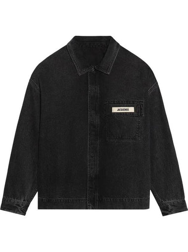 La Chemise De Nimes Denim Jacket Black - JACQUEMUS - BALAAN 1