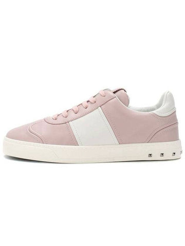 Flycrew Low-Top Sneakers Pink - VALENTINO - BALAAN 1