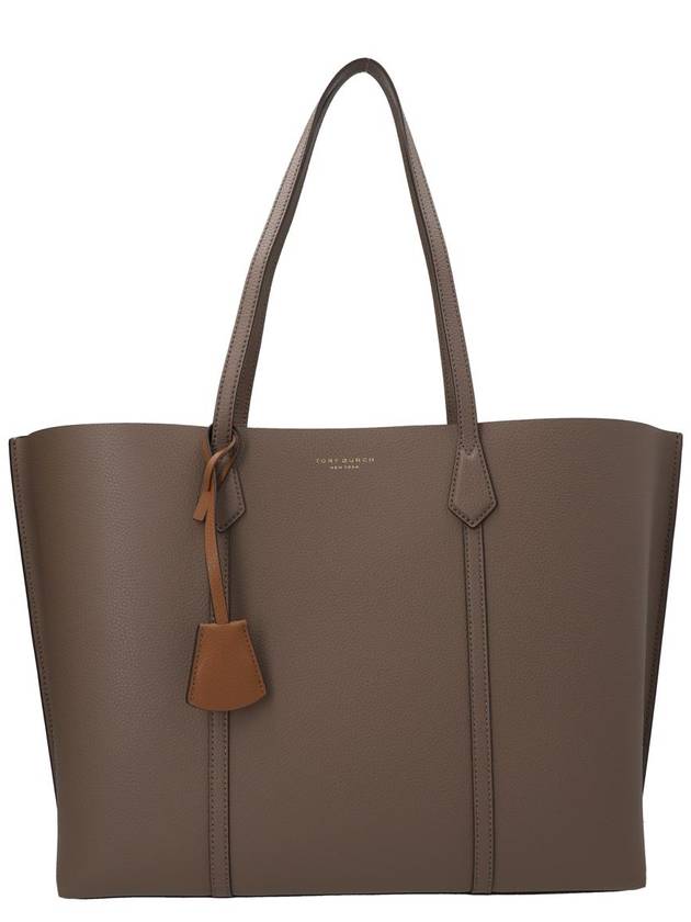 Perry Triple Compartment Tote Bag Dark Beige - TORY BURCH - BALAAN 2