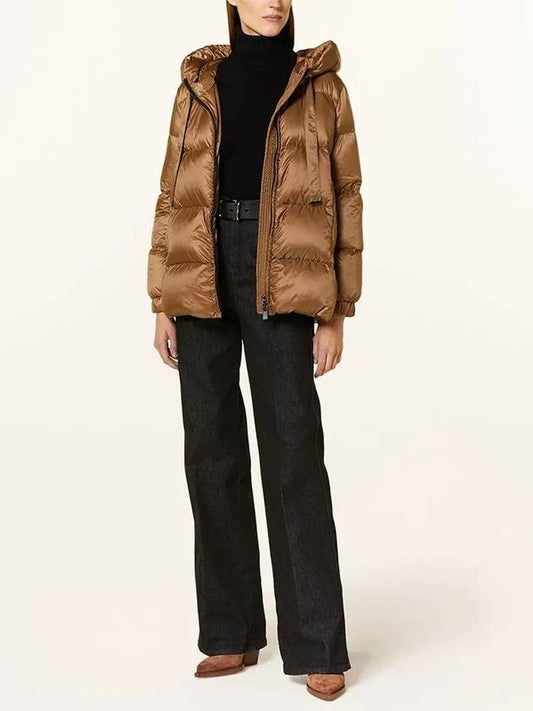 The Cube Seia Goose Down Jacket Camel - MAX MARA - BALAAN 2