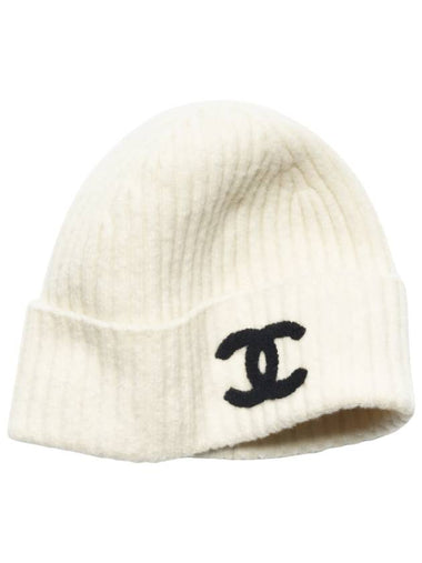 Beanie Cashmere Silk Ivory - CHANEL - BALAAN 1