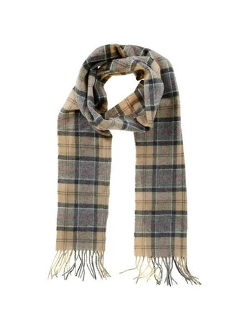 Tartan Check Muffler Beige - BARBOUR - BALAAN 1