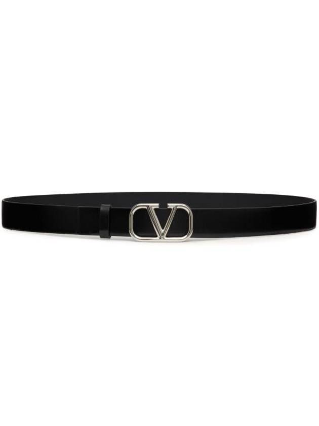 Leather Belt Black - VALENTINO - BALAAN 2