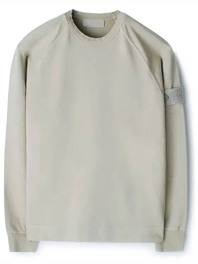 Ghost Piece Wappen Sweashirt Beige - STONE ISLAND - BALAAN 2