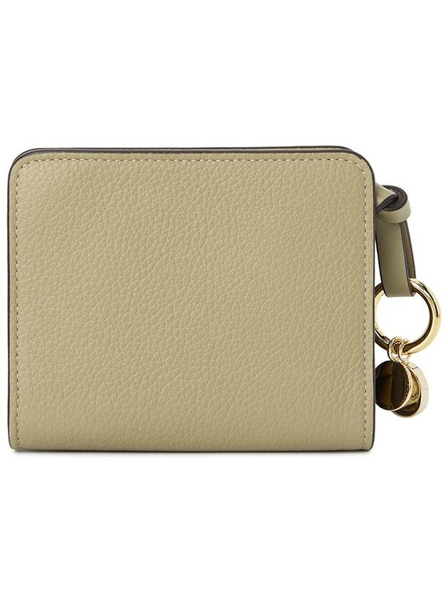 Women's Alphabet Small Half Wallet Green - CHLOE - BALAAN 3