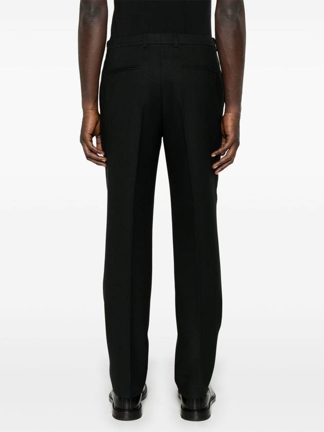 Twill straight pants black - GUCCI - BALAAN 5