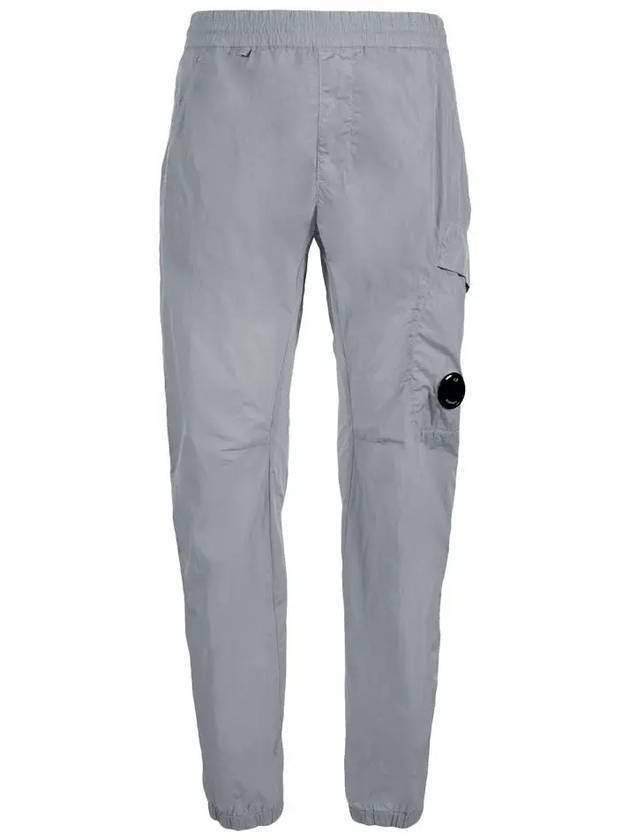 Men's Lens Wappen Chrome R Track Pants Gray - CP COMPANY - BALAAN.