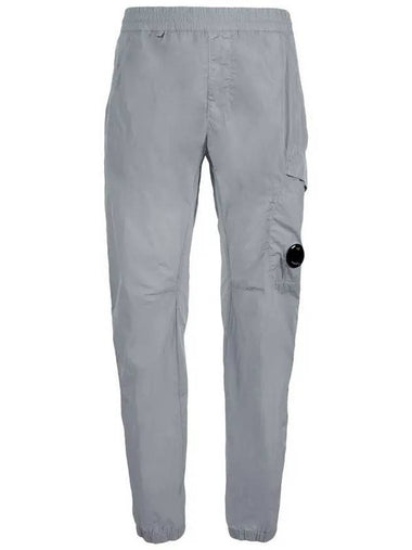 Men's Lens Wappen Chrome R Straight Pants Grey - CP COMPANY - BALAAN 1