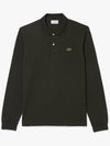 Classic Long Sleeve Polo Shirt Khaki Green - LACOSTE - BALAAN 2