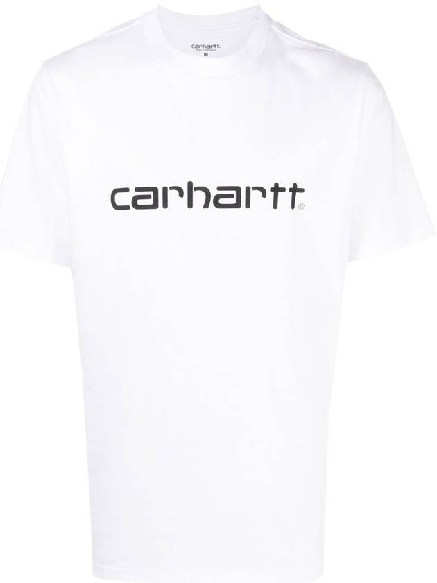 Script Short Sleeve T-Shirt White - CARHARTT WIP - BALAAN 2