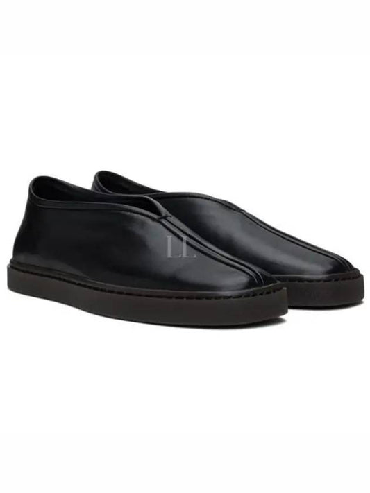 Piped Soft Leather Slip-On Black - LEMAIRE - BALAAN 2