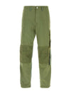 Mix Fabric Hype TC Utility Straight Pants Green - STONE ISLAND - BALAAN 2