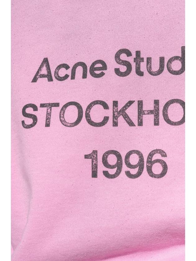 Acne Studios Hooded Sweatshirt, Women's, Pink - ACNE STUDIOS - BALAAN 5