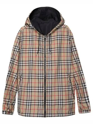 Reversible Vintage Check Recycled Polyester Jacket Men - BURBERRY - BALAAN 1