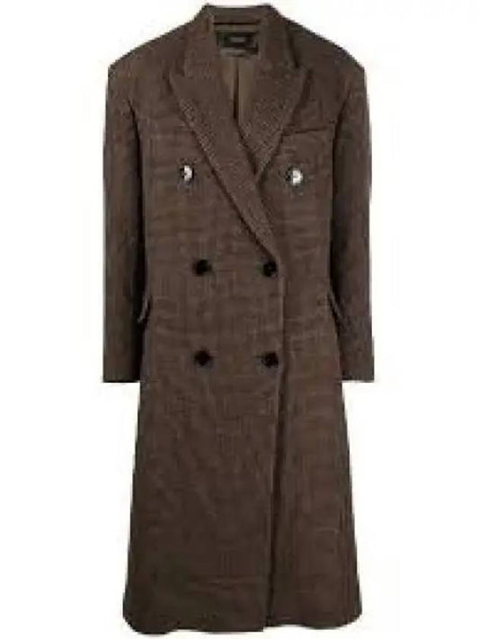 Virgin Wool Single Coat Brown - ISABEL MARANT - BALAAN 2