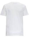 Logo Print Short Sleeve T-Shirt White - BALMAIN - BALAAN 3