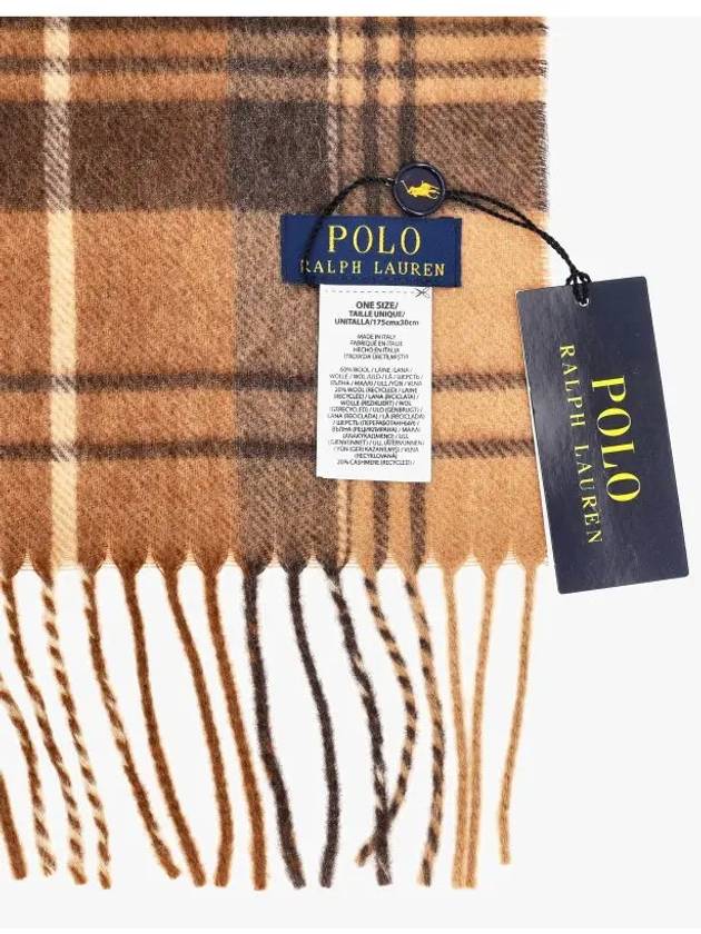 PC0946 208 Pony Plaid Bedford Muffler Scarf - POLO RALPH LAUREN - BALAAN 4