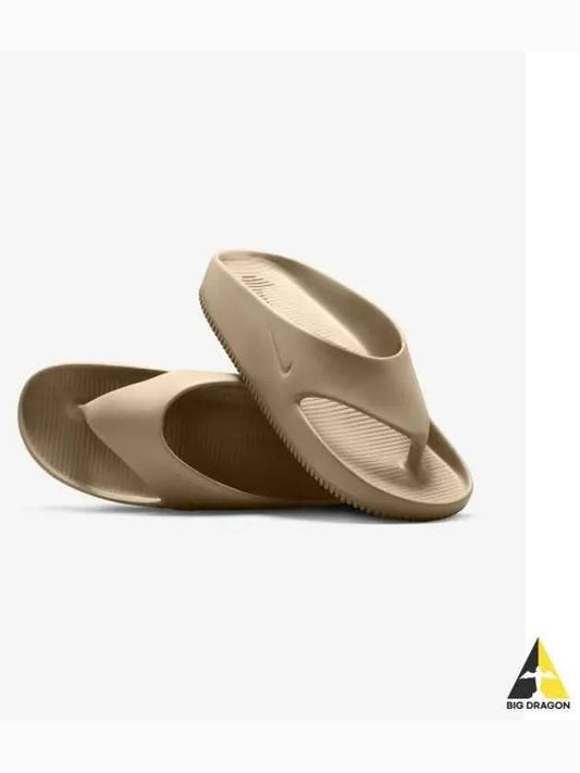 Calm Flip Flops Khaki - NIKE - BALAAN 2