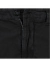 Logo Cotton Slim Cargo Shorts Black - STONE ISLAND - BALAAN 7