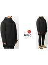 Hooded Down Core Parka Black - TEN C - BALAAN 7