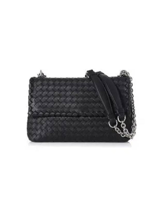 Olimpia Shoulder Bag Black - BOTTEGA VENETA - BALAAN 2