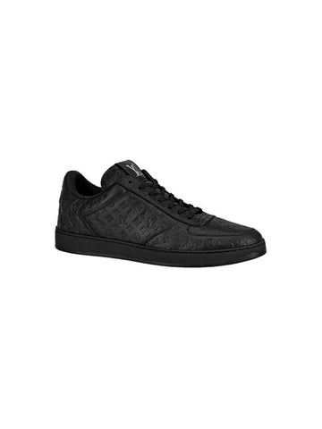 Rivoli Mini Monogram Calfskin Low Top Sneakers Black - LOUIS VUITTON - BALAAN 1