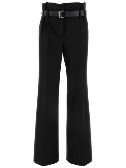 Gabardine wide pants black - PRADA - BALAAN 2