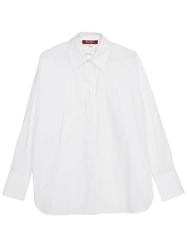 Garenna Long Sleeve Shirt White - MAX MARA - BALAAN 1