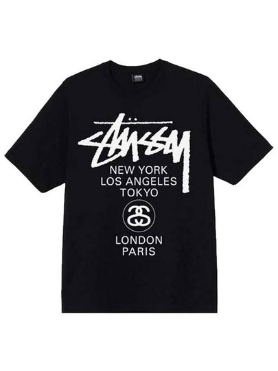 world tour t shirt black men - STUSSY - BALAAN 2