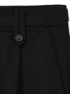 Light Wool Flare Slacks Black - NOIRER - BALAAN 6